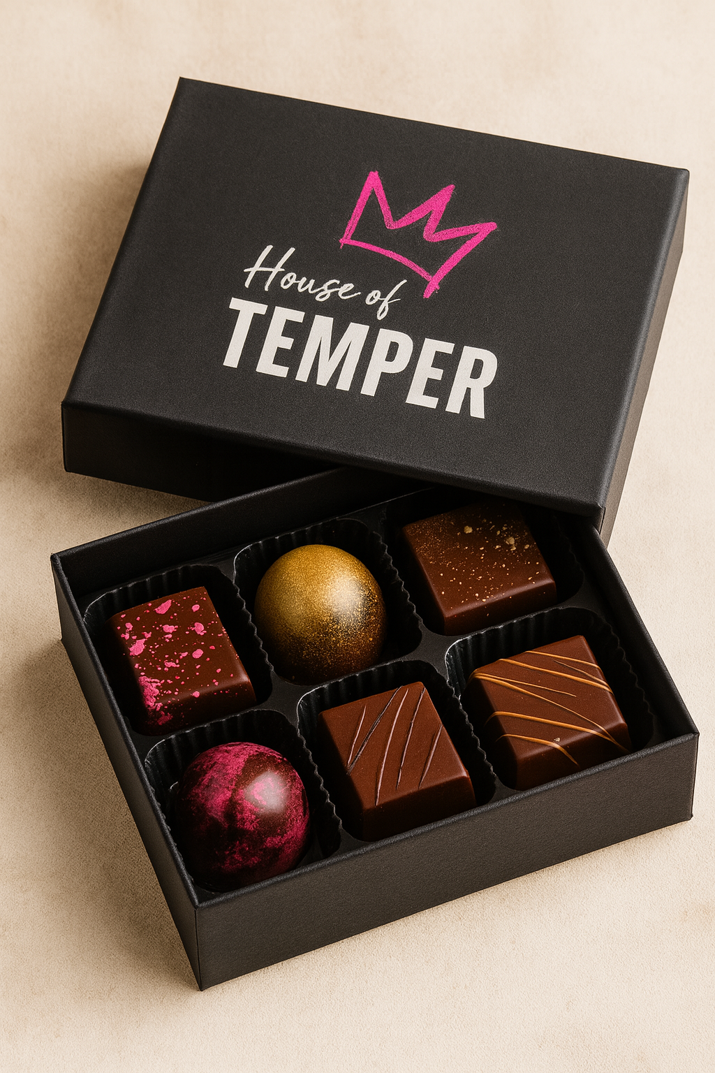 6 Piece Chocolate Box